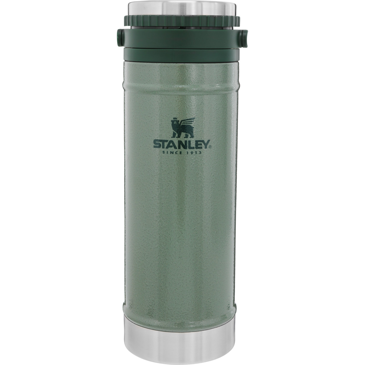 Hammertone Green Stanley Coffee Mug w/ Integrated French Press | 16 oz | BAYK18054