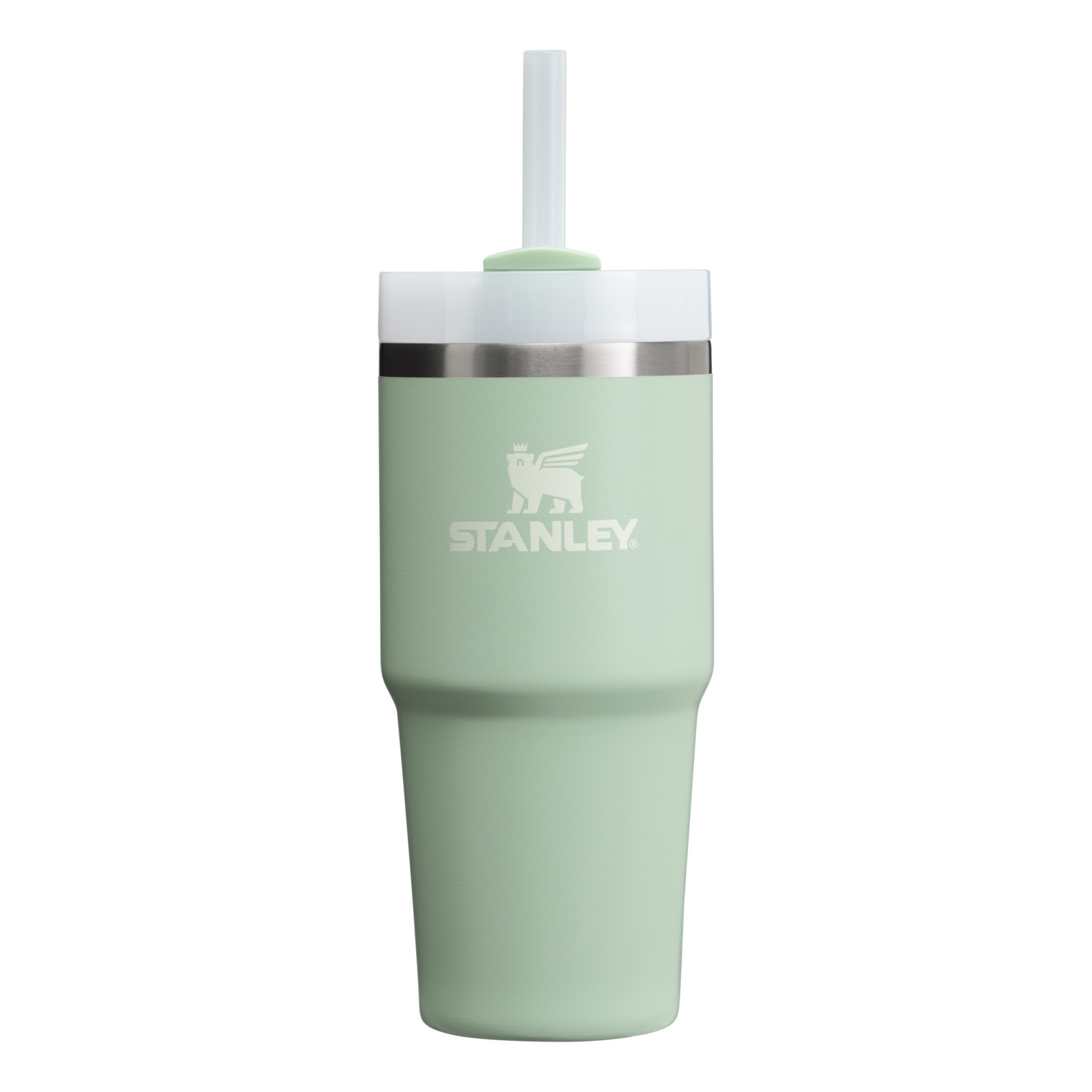 Matcha Cream Stanley Quencher H2.0 Travel Tumbler | 14 OZ | REHN57914