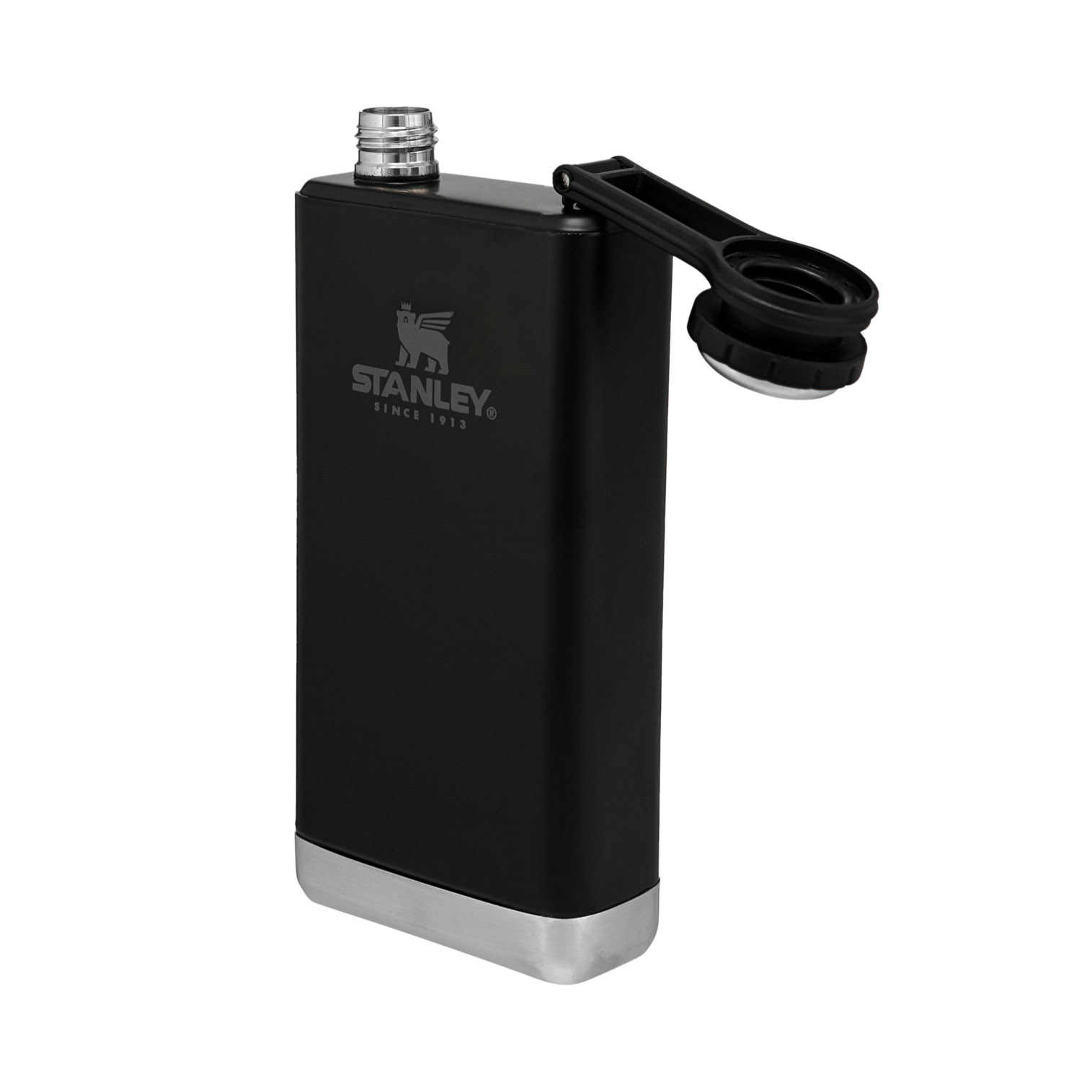 Matte Black Stanley Classic Hip Flask | 8oz Vacuum Insulated | GWUK95426