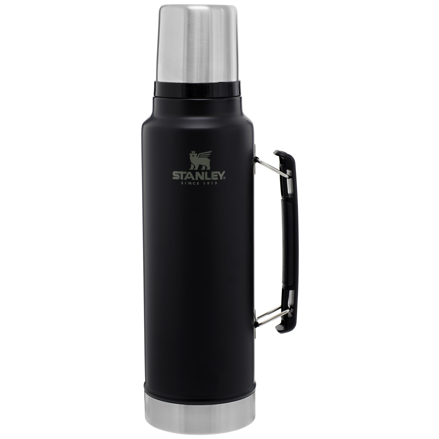 Matte Black Stanley Classic Legendary Vacuum Insulated Bottle | 1.5 QT | BLVG58701