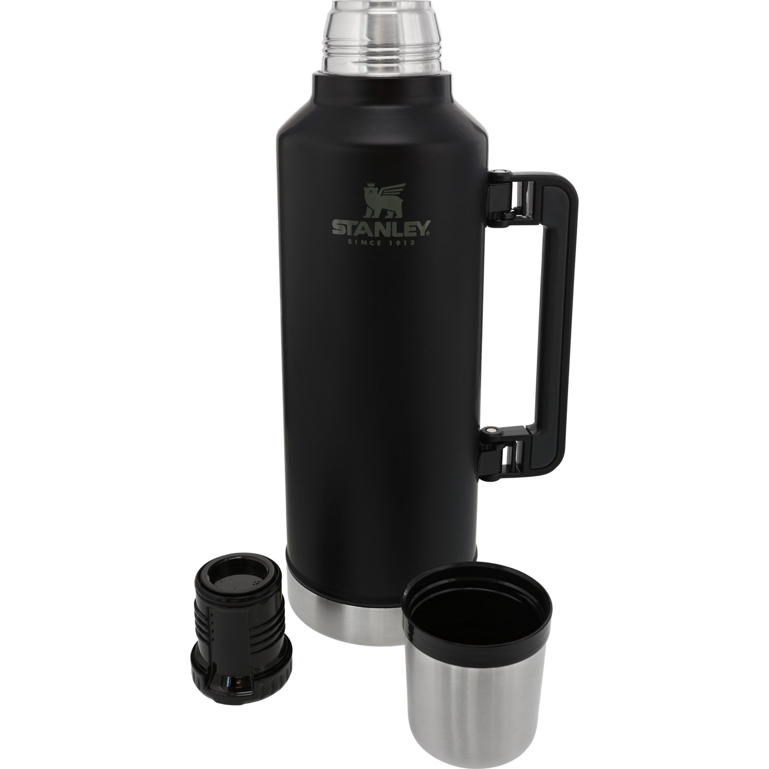 Matte Black Stanley Classic Legendary Vacuum Insulated Bottle | 2.5 QT | PJFY45708