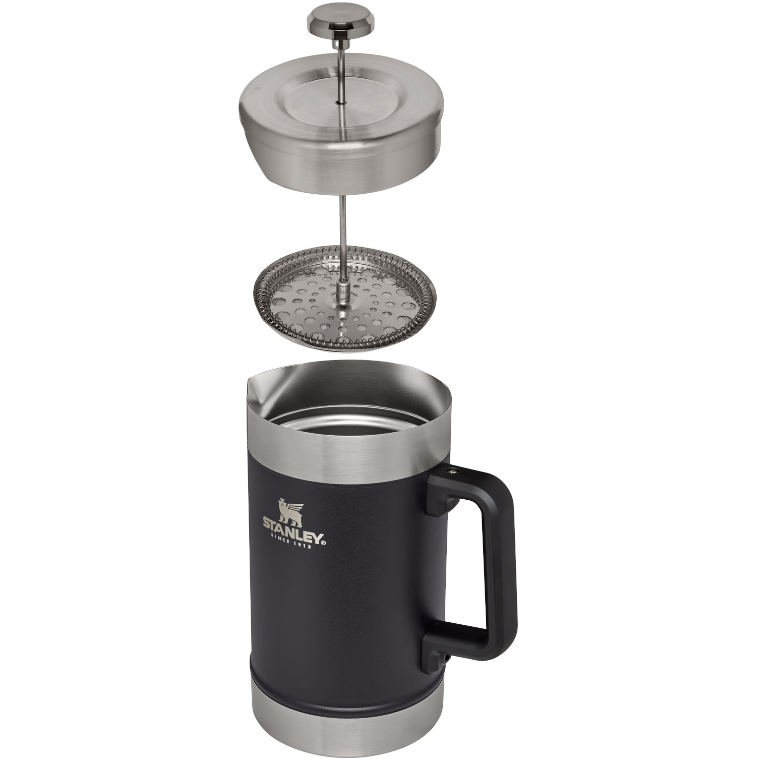 Matte Black Stanley Classic Stay Hot French Coffee Press | 48oz | YOSZ68231