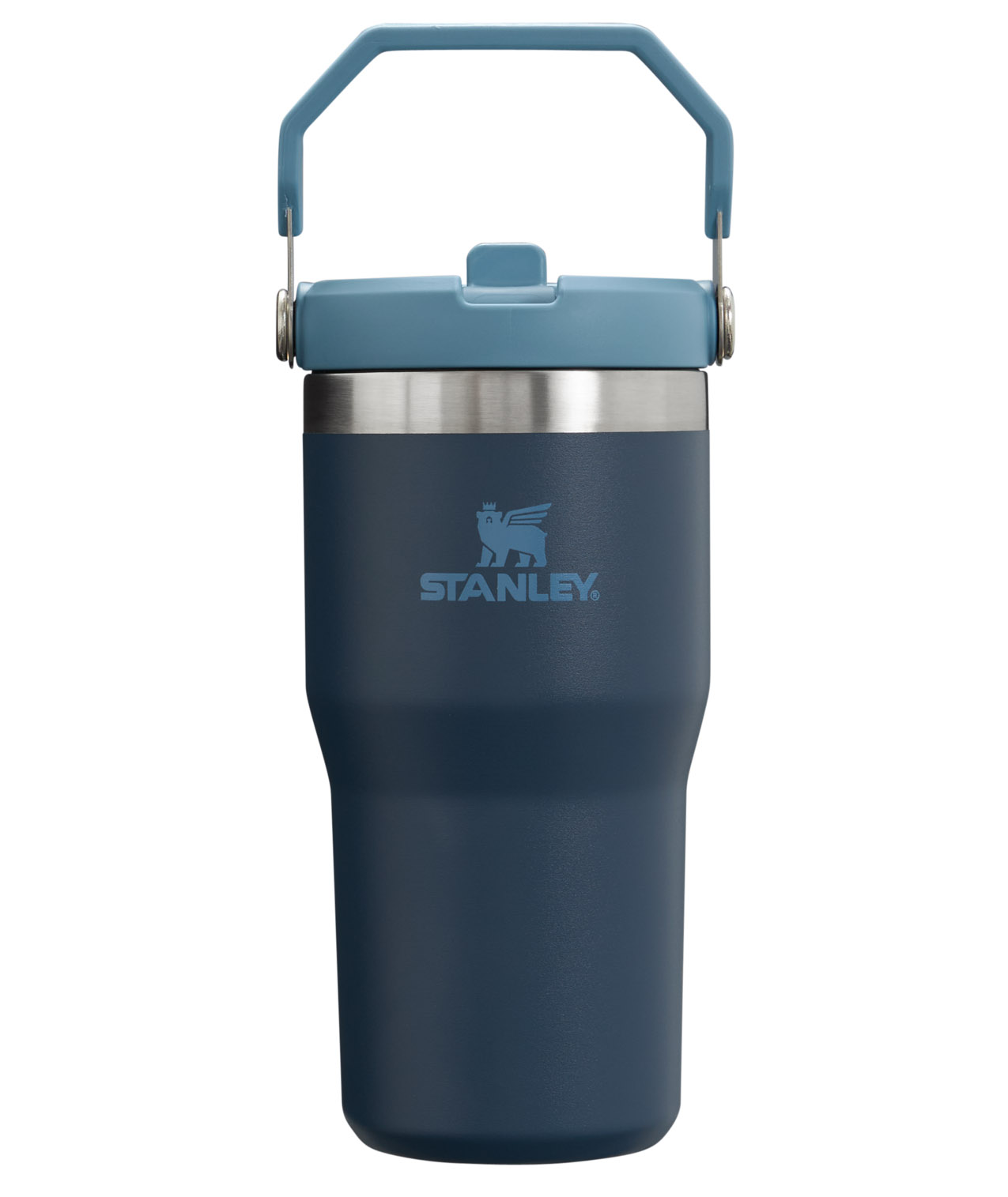 Navy Stanley The IceFlow Flip Straw Tumbler | 20 OZ | Insulated Water Tumbler | Sta | DGFO75164