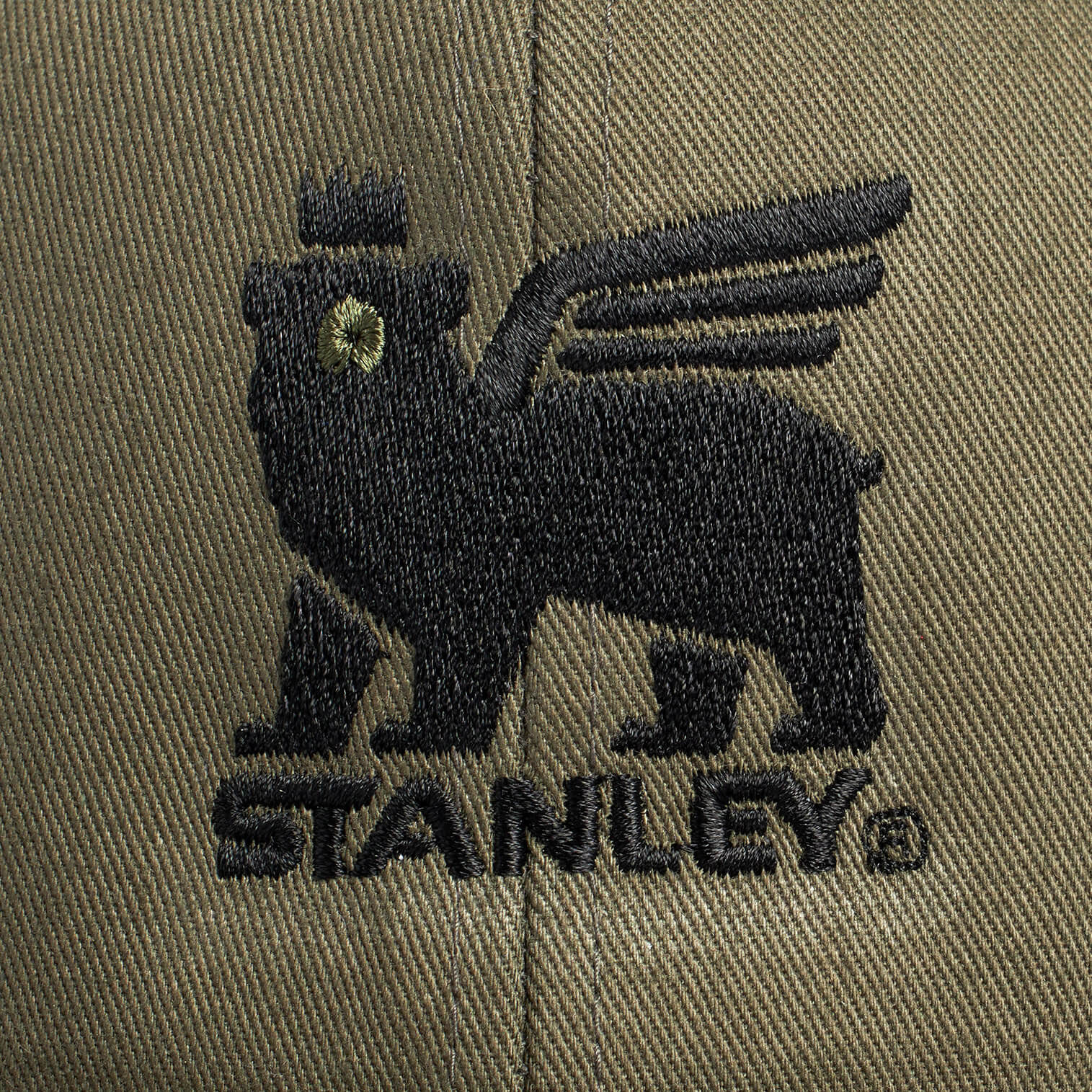 Olive Stanley The Stanley Bear Snapback Cap | BFNM51874