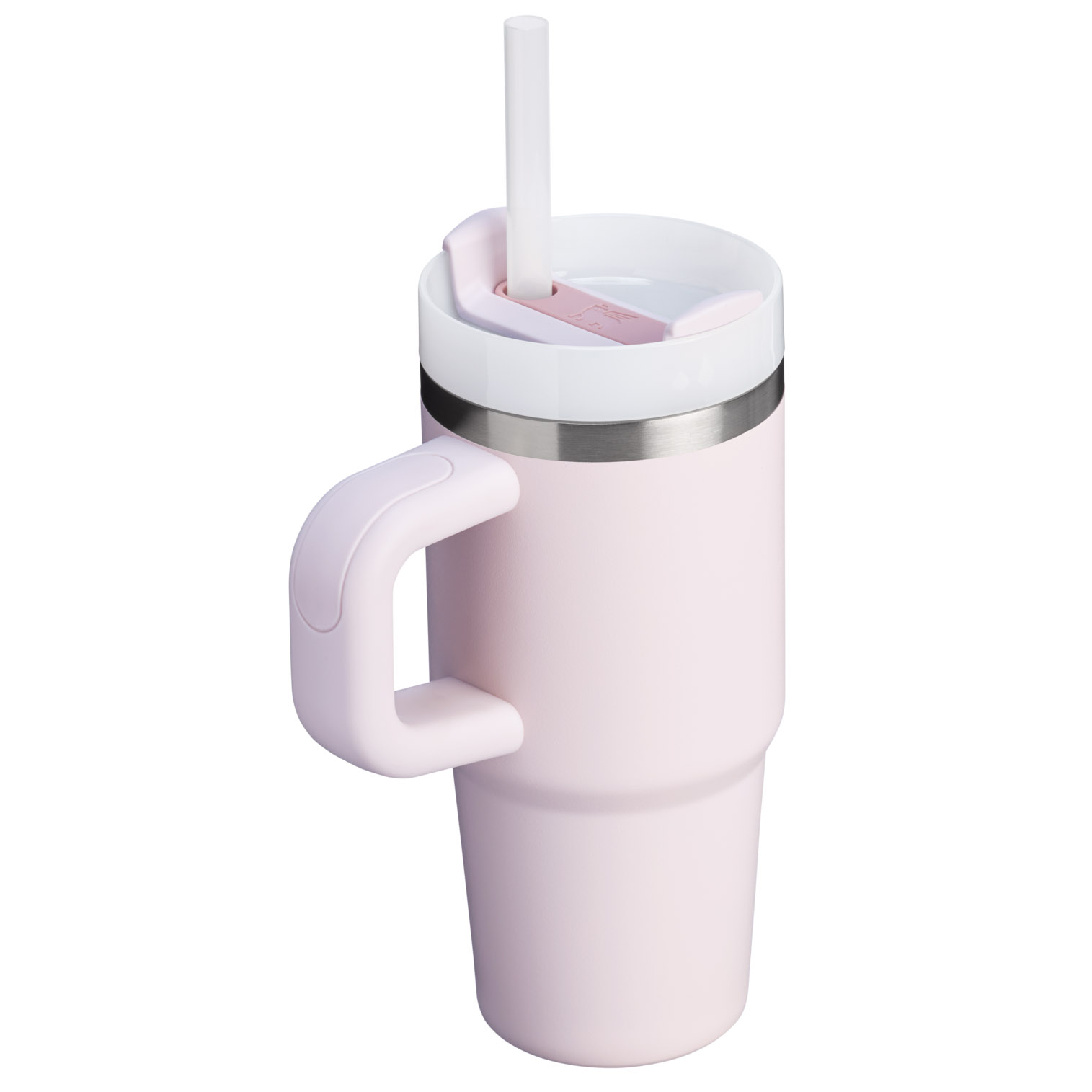 Rose Quartz 2.0 Stanley The Quencher H2.O FlowState™ Tumbler with Handle & Straw | 14 OZ | ZUYQ16052