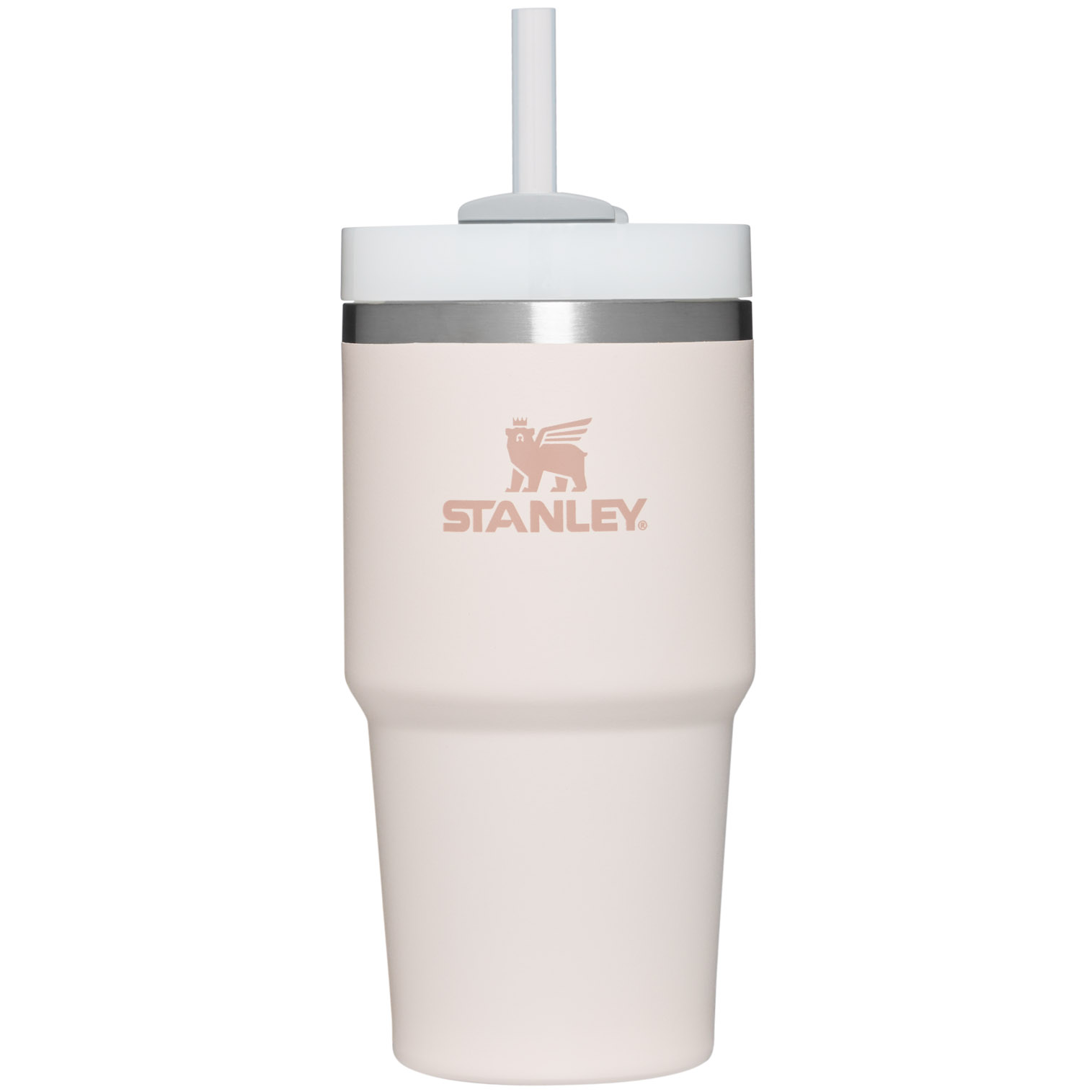 Rose Quartz Stanley Quencher H2.0 Travel Tumbler | 20 OZ | FIUM07152