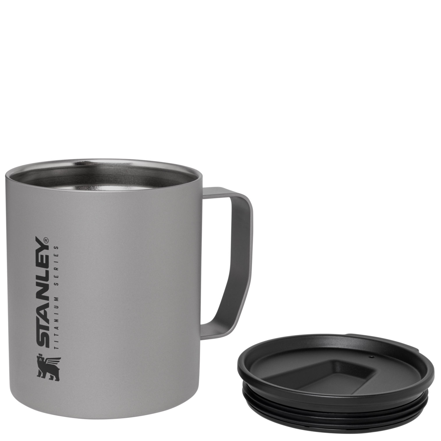 Sandblasted Stanley Titanium Camp Mug | 12 OZ | Insulated Travel Tumbler | FUAI64035