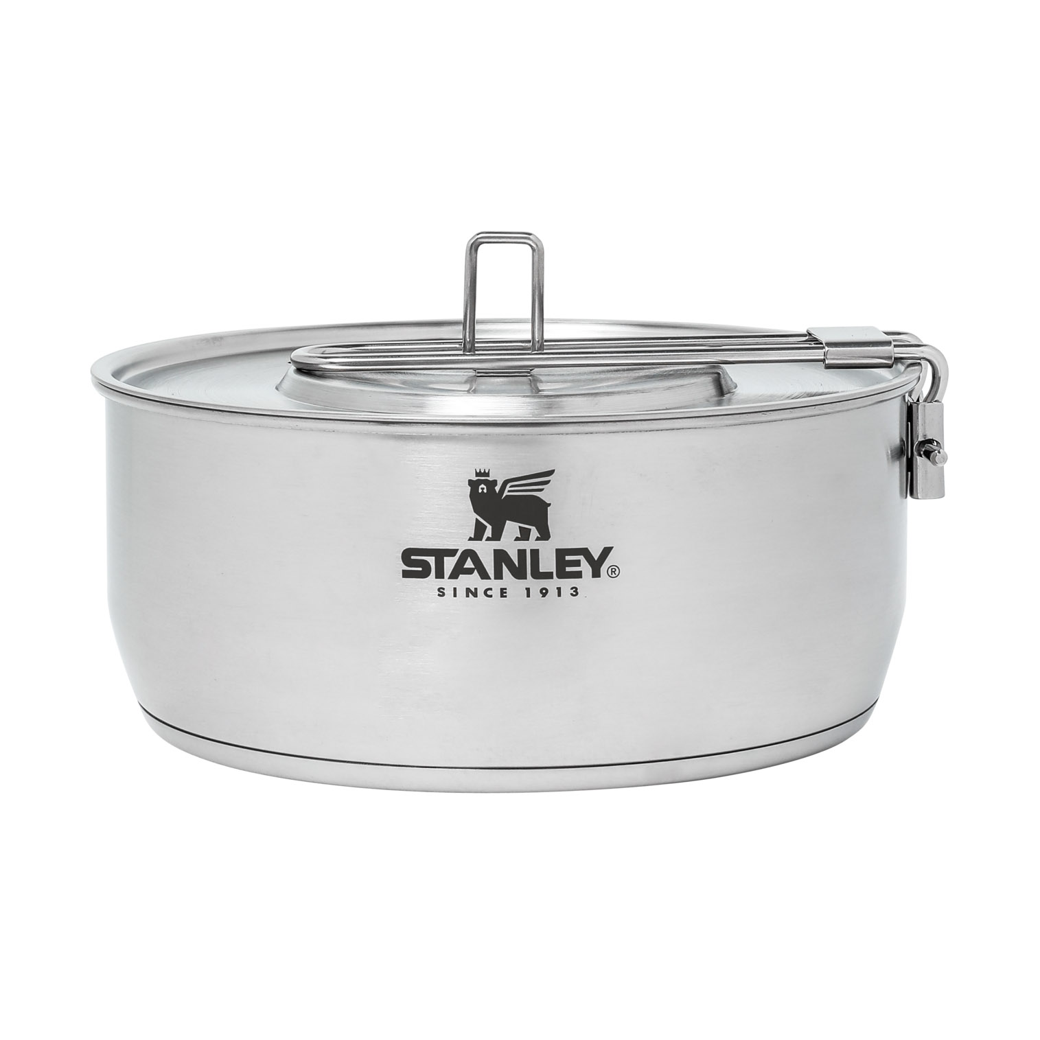 Stainless Stanley Adventure Even-Heat Pot Set | 1.9 QT Camping Cook Set | WBAQ35426