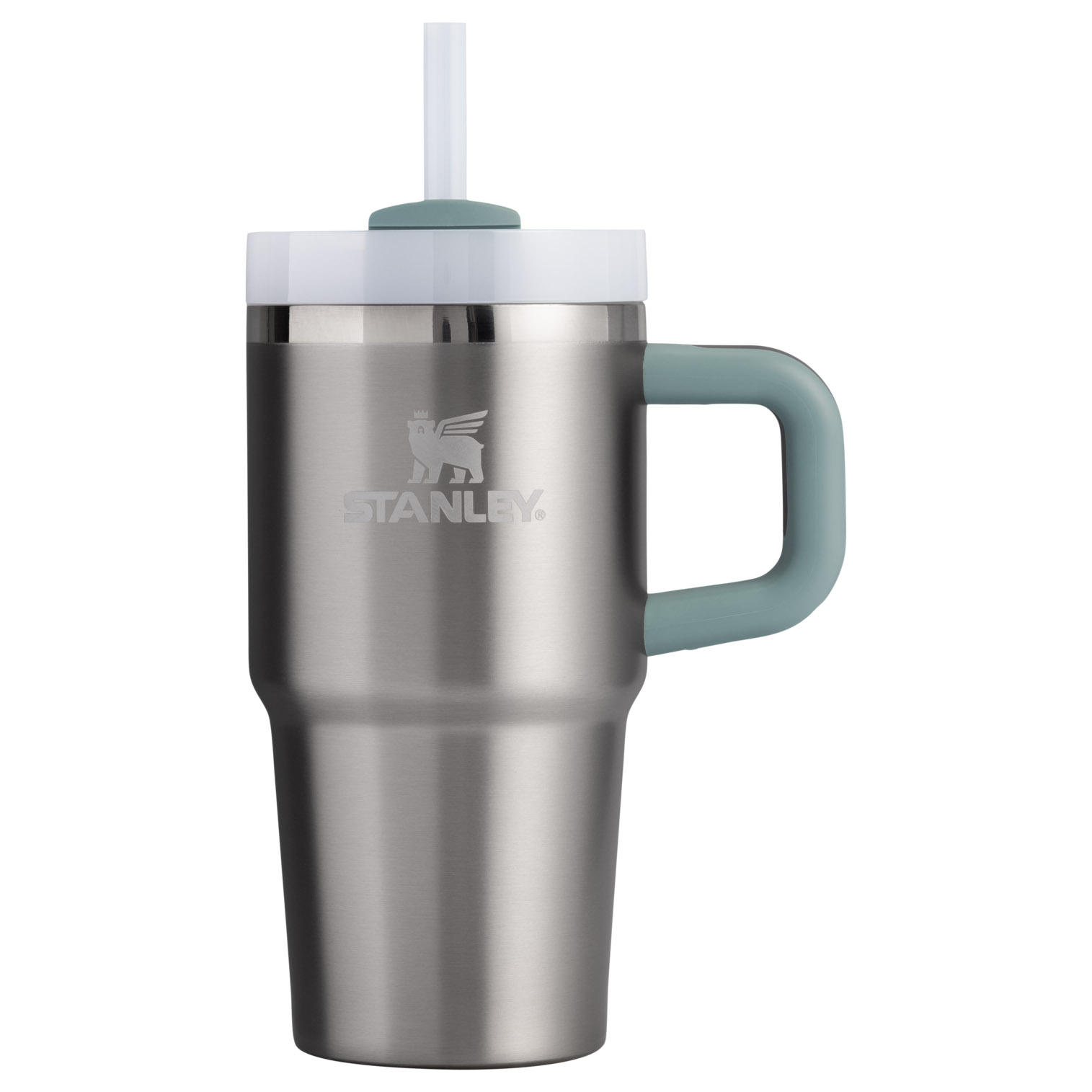 Stainless Steel Shale Stanley Quencher H2.0 Travel Tumbler With Handle & Straw | 20 OZ | HJXN82716