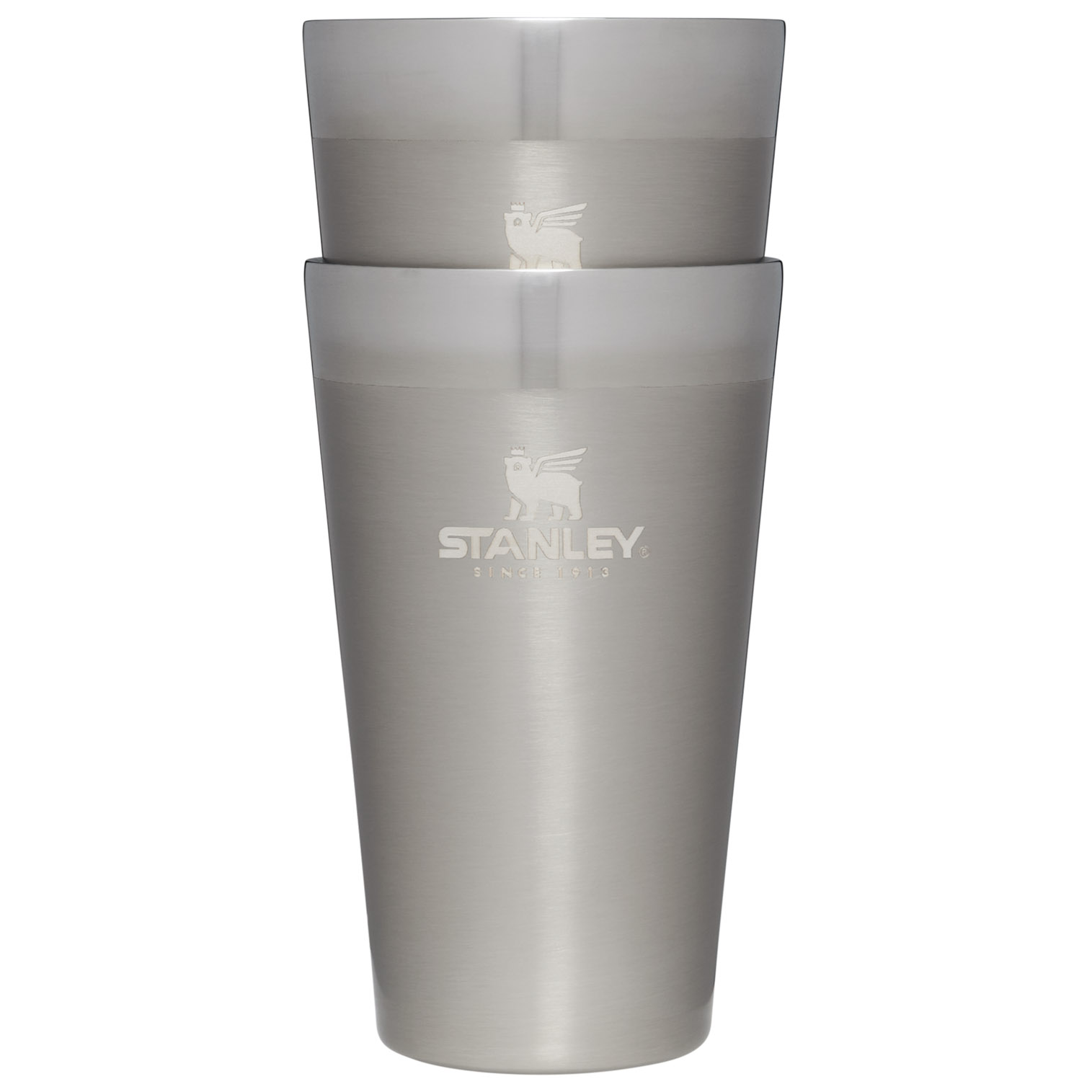 Stainless Steel Stanley Adventure Stacking Stainless Steel Beer Pint | 2 Pack | 16oz Tumbler | WPIH91376