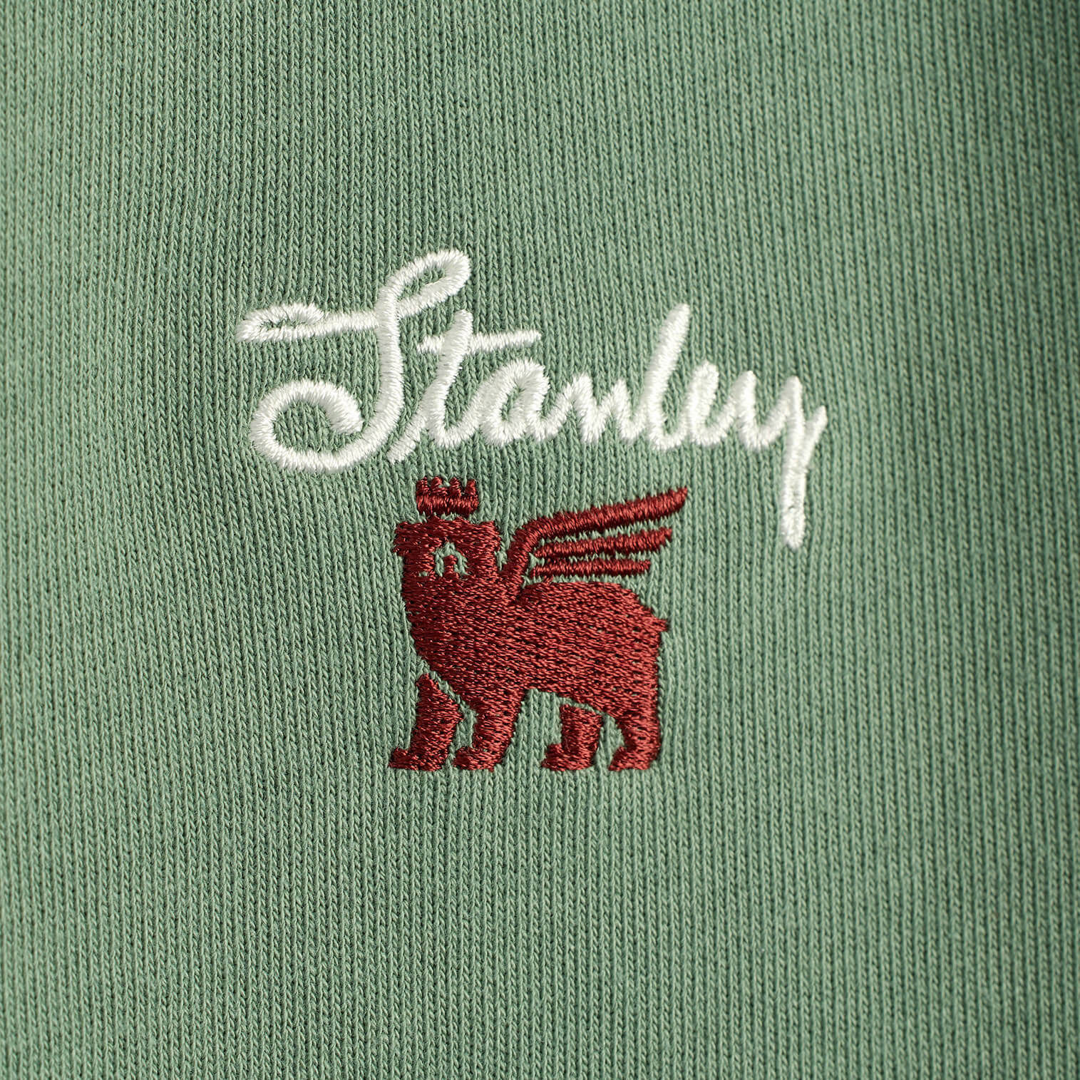 Stanley Green Stanley The Stanley Signature Crew Sweatshirt | QHDI20381