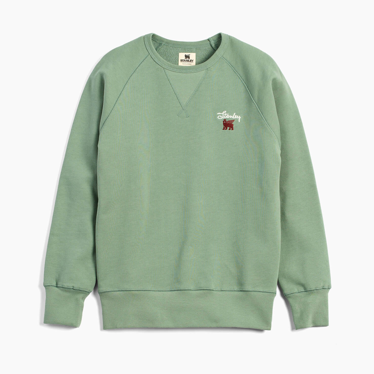 Stanley Green Stanley The Stanley Signature Crew Sweatshirt | QHDI20381